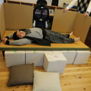 段ボールベッド