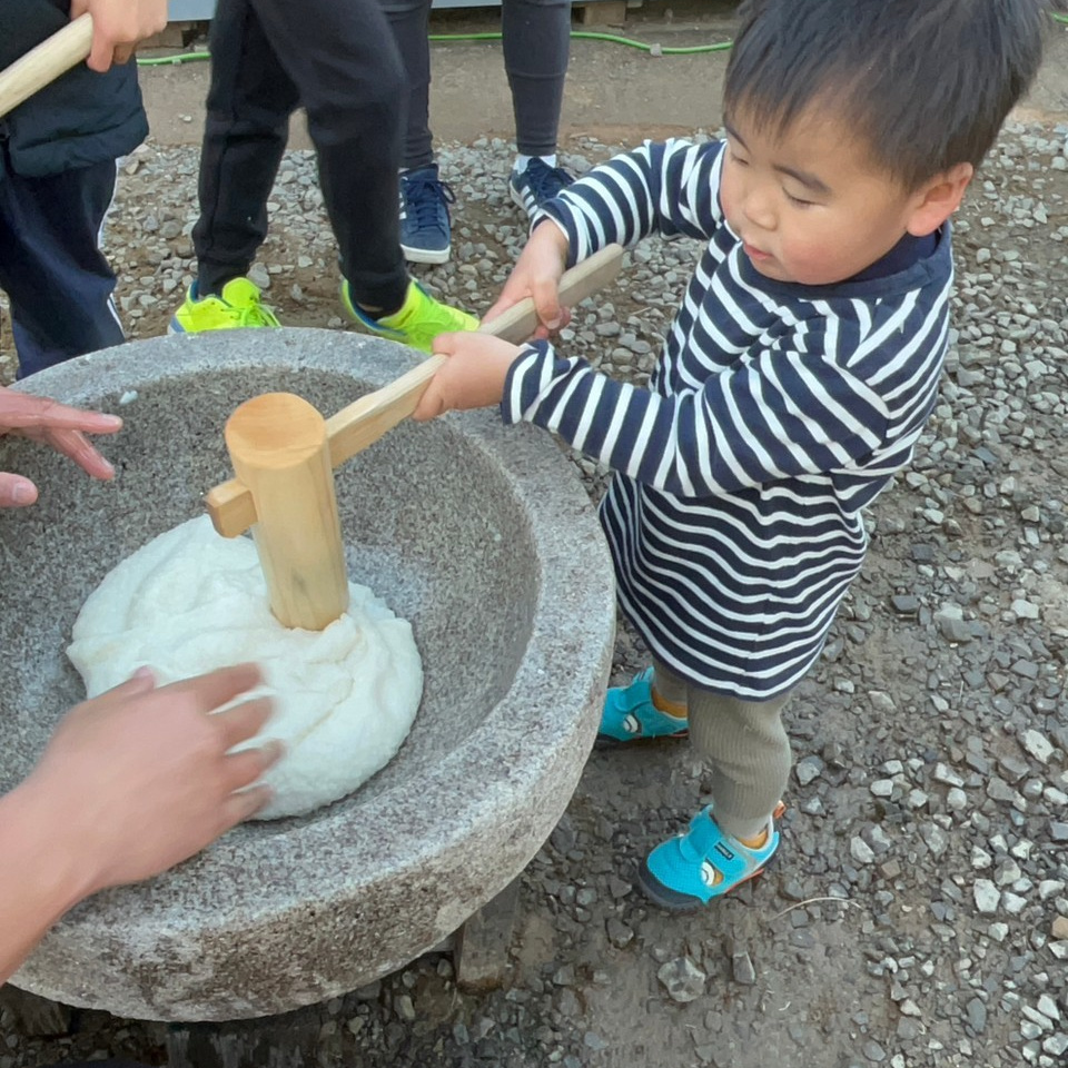 豊川市　餅つき