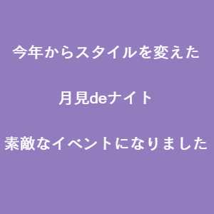 豊川市　月見deナイト
